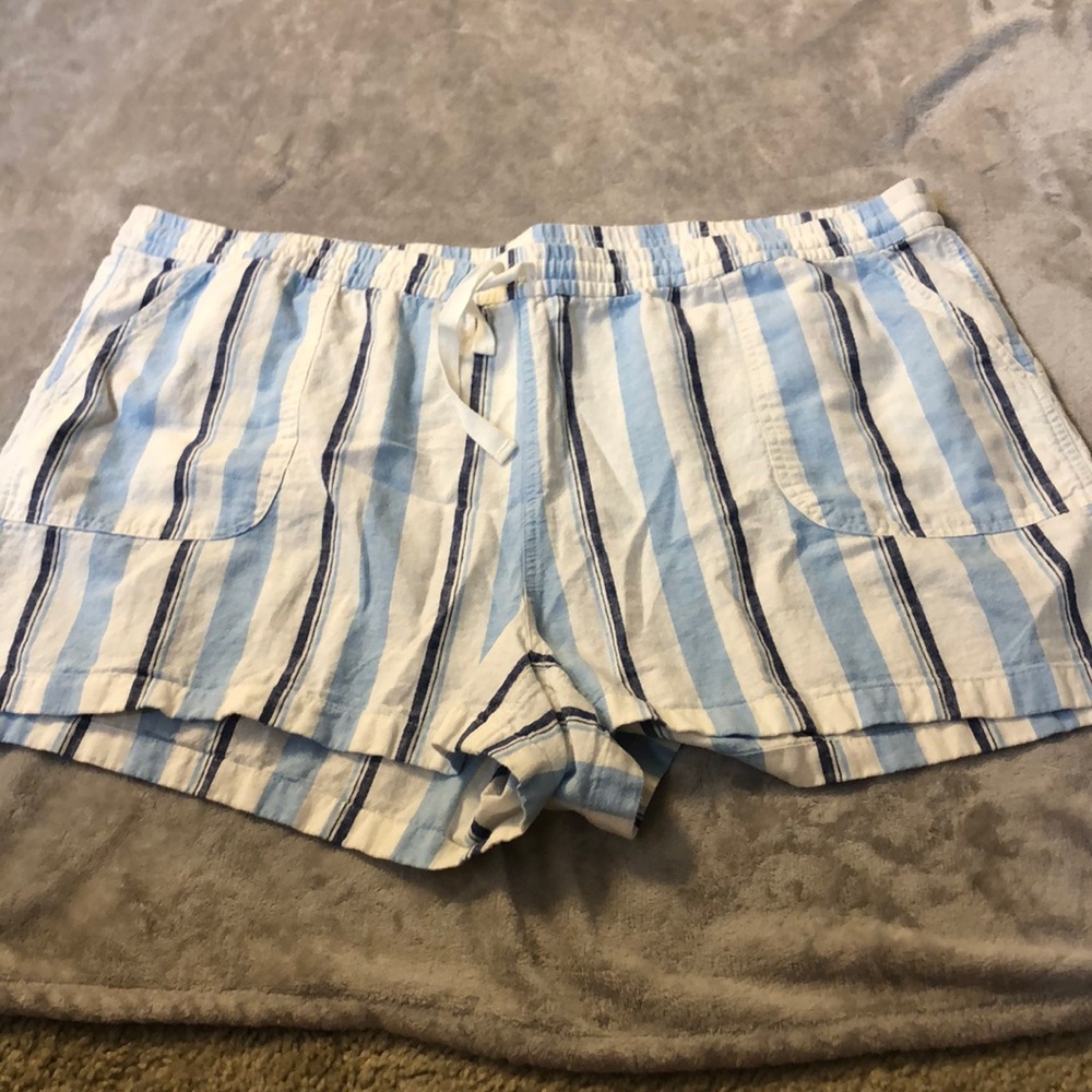 J crew linen shorts